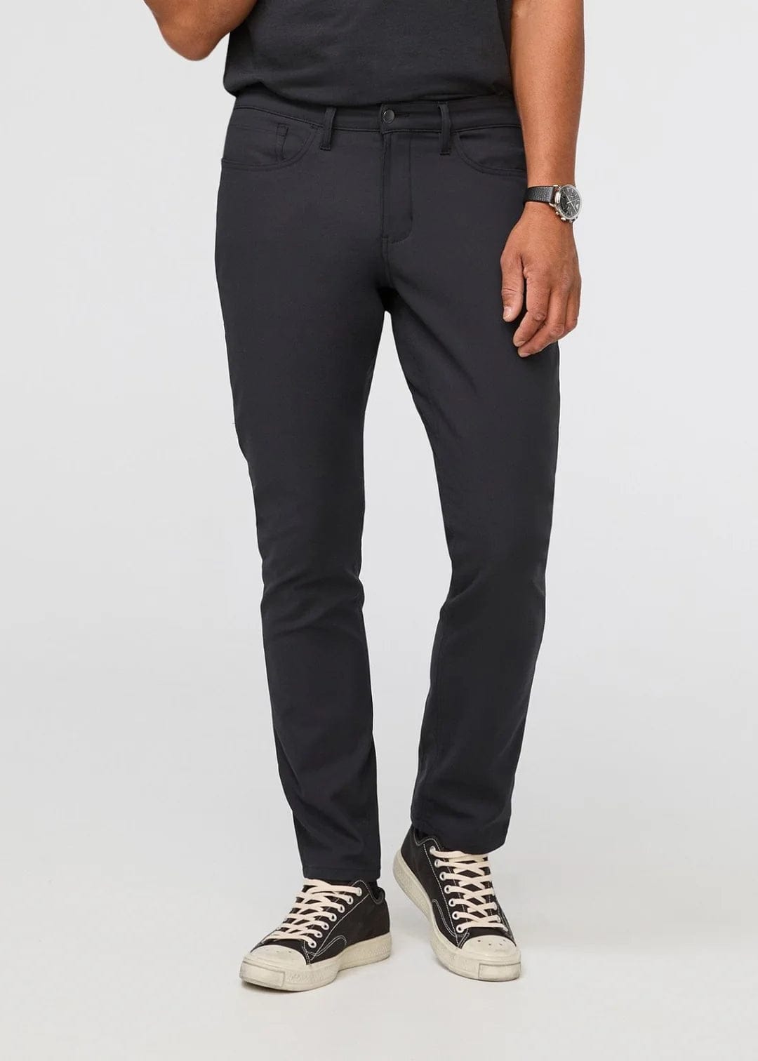 DU/ER PANT NUSTRETCH RELAXED 5 POCKET BLACK