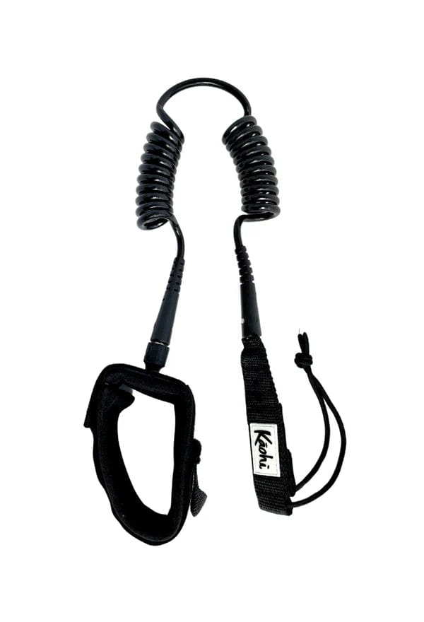 KAOHI DOUBLE COIL CALF LEASH - 1.5" CUFF NO GRIP