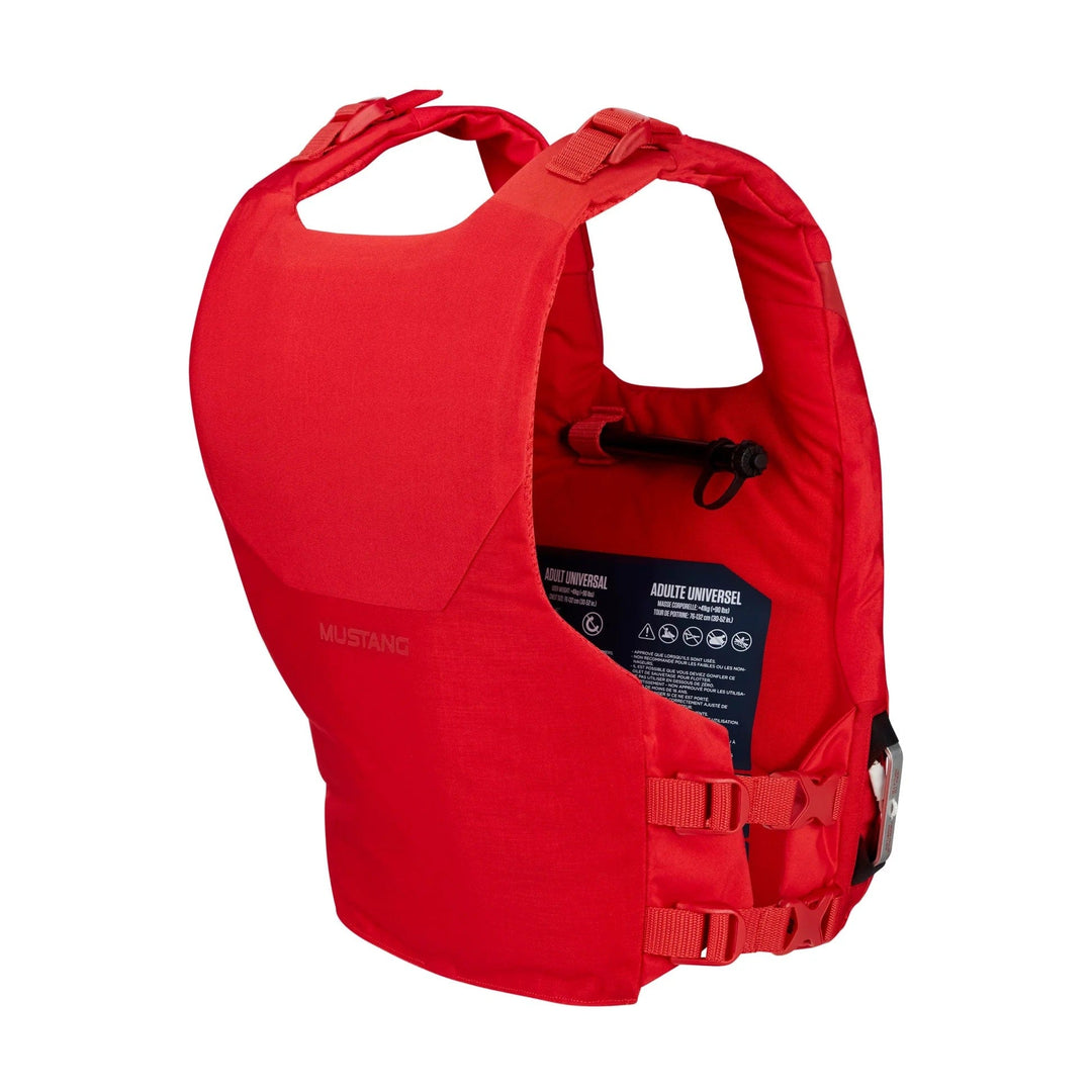 MUSTANG SURVIVAL KHIMERA DUAL FLOTATION PFD - RED