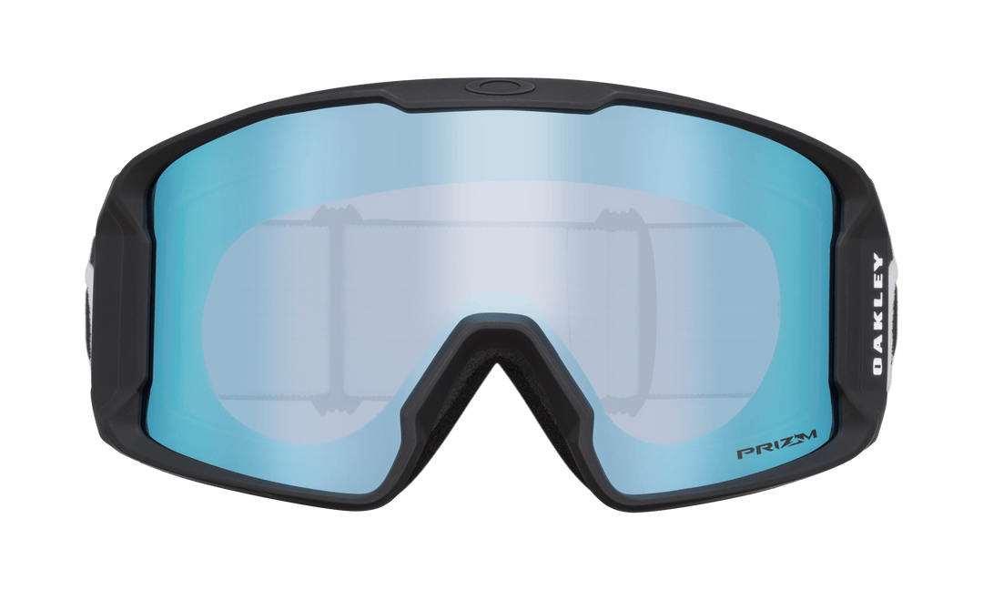 OAKLEY LINE MINER L MATTE BLACK | PRIZM SAPPHIRE & PRIZM CLEAR