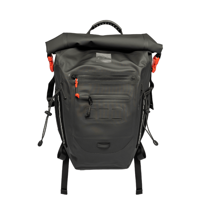 RED PADDLE WATERPROOF BACKPACK 30L BLACK