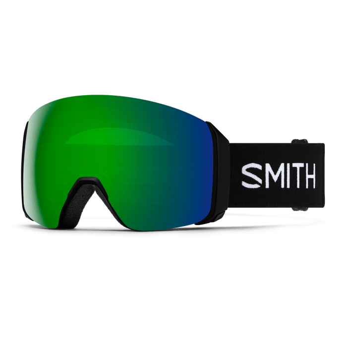 SMITH 4D MAG XL BLACK | SUN GREEN MIRROR & STORM BLUE SENSOR MIRROR