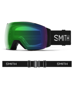 SMITH I/O MAG XL BLACK | EVERYDAY GREEN MIRROR & STORM BLUE SENSOR MIRROR
