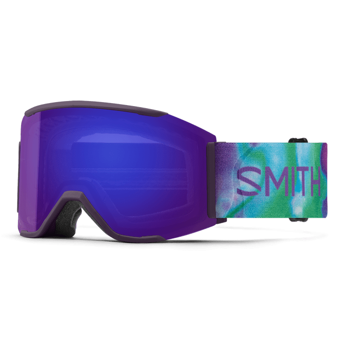 SMITH SQUAD MAG LOW BRIDGE FIT COSMOS AURORA | EVERYDAY VIOLET MIRROR & STORM BLUE SENSOR MIRROR