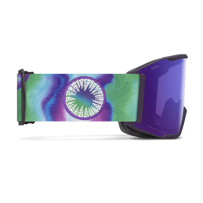 SMITH SQUAD MAG LOW BRIDGE FIT COSMOS AURORA | EVERYDAY VIOLET MIRROR & STORM BLUE SENSOR MIRROR