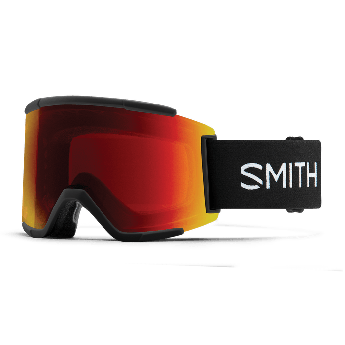 SMITH SQUAD XL BLACK | SUN RED MIRROR & STORM YELLOW