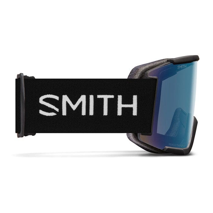 SMITH SQUAD XL LOW BRIDGE FIT BLACK | EVERYDAY BLUE MIRROR & STORM BLUE SENSOR MIRROR