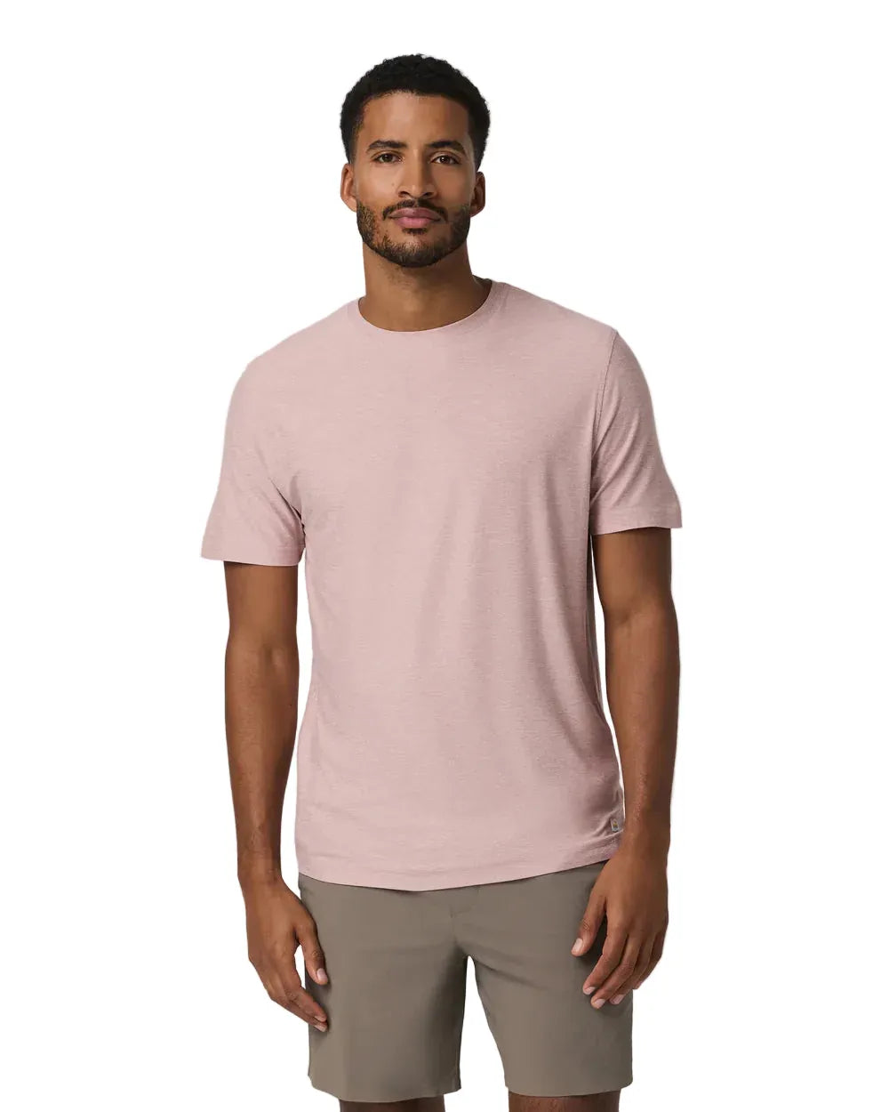 VUORI STRATO TECH TEE - HEATHER ROSE