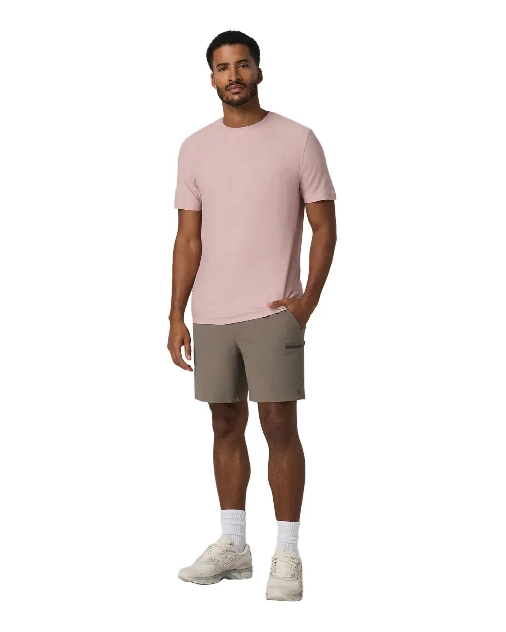 VUORI STRATO TECH TEE - HEATHER ROSE