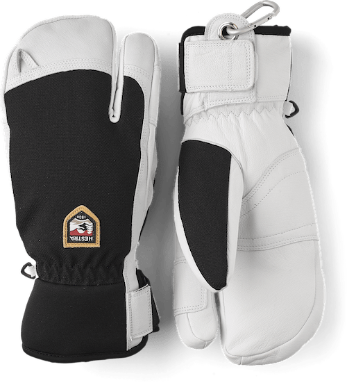HESTRA GLOVE ARMY LEATHER PATROL 3-FINGER