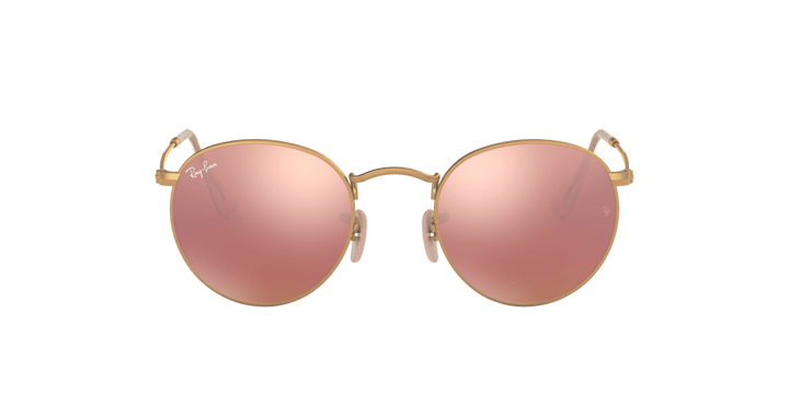 RAY BAN ROUND METAL GOLD | COPPER MIRROR