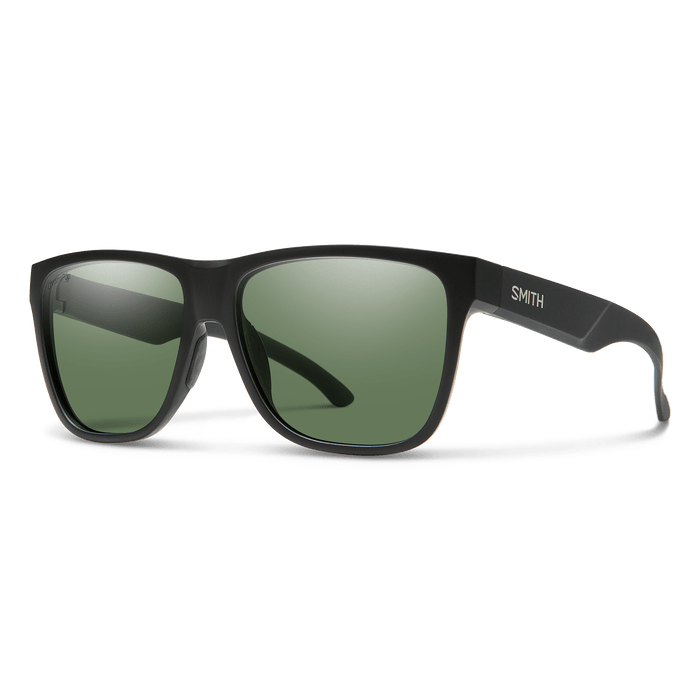 SMITH SUNGLASS LOWDOWN XL2 MATTE BLACK | CHROMAPOP POLARIZED GRAY GREEN