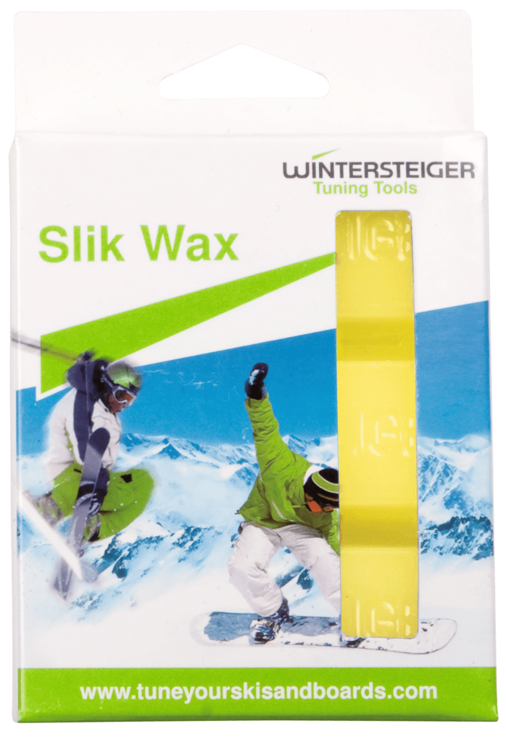 Default WINTERSTEIGER SLIK WAX 85G YELLOW +4*C AND UP